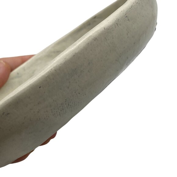 Salt MarshPottery Thistle flower hanging oval dish trinket rings MA - Picture 8 of 9